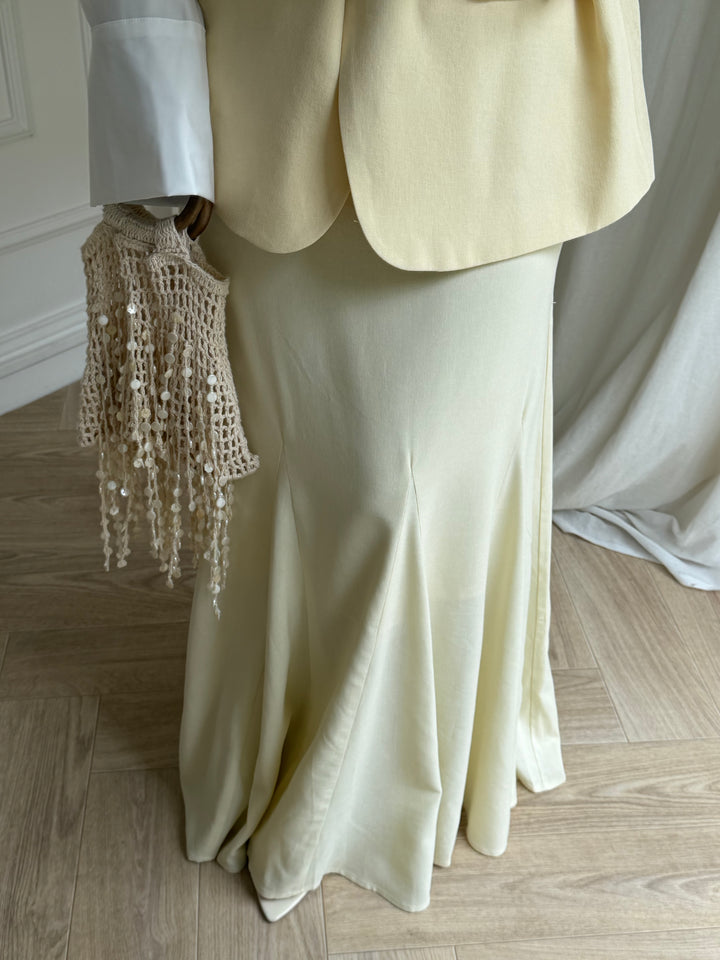 JUPE LIN JAUNE