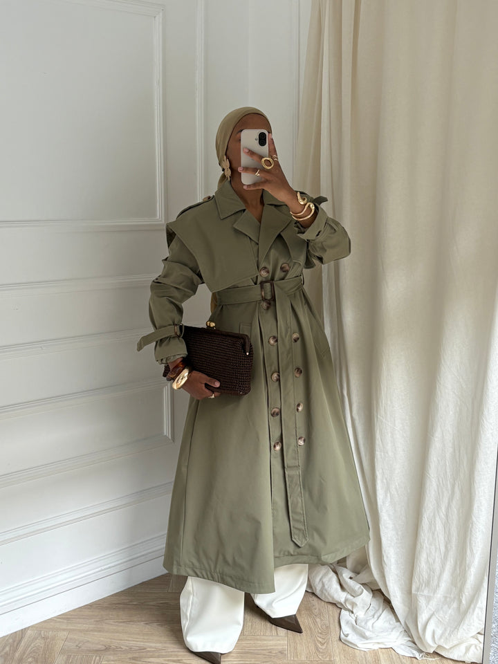 TRENCH FRENCHI KAKI
