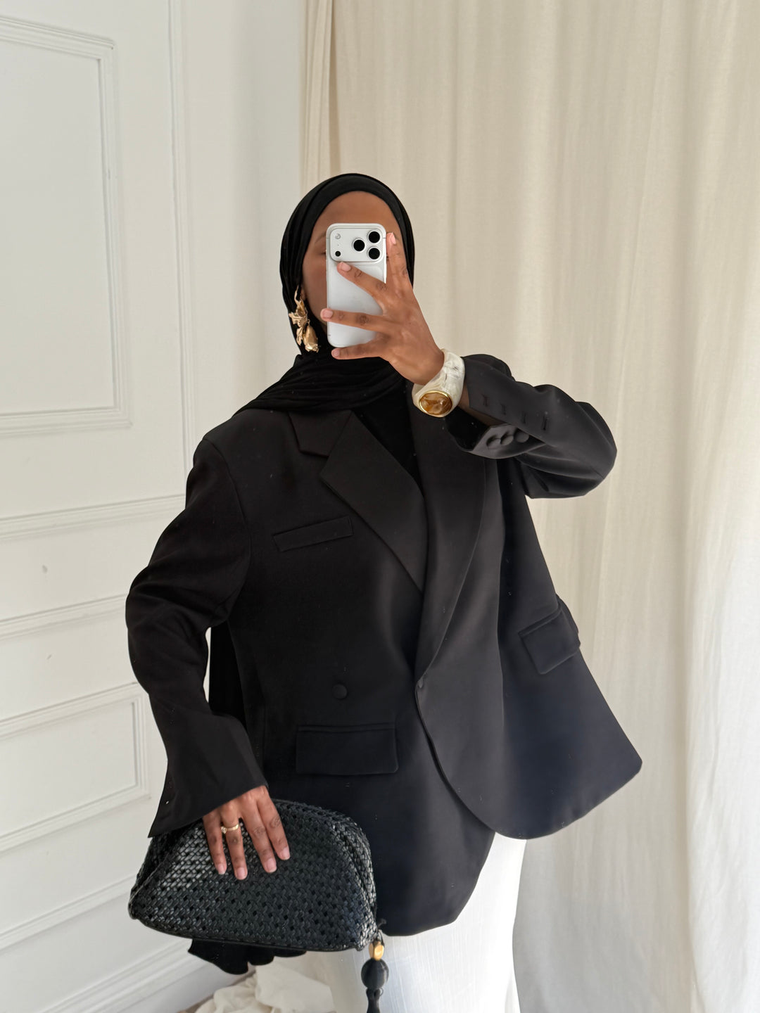 BLAZER MASCULIN LUXE NOIR