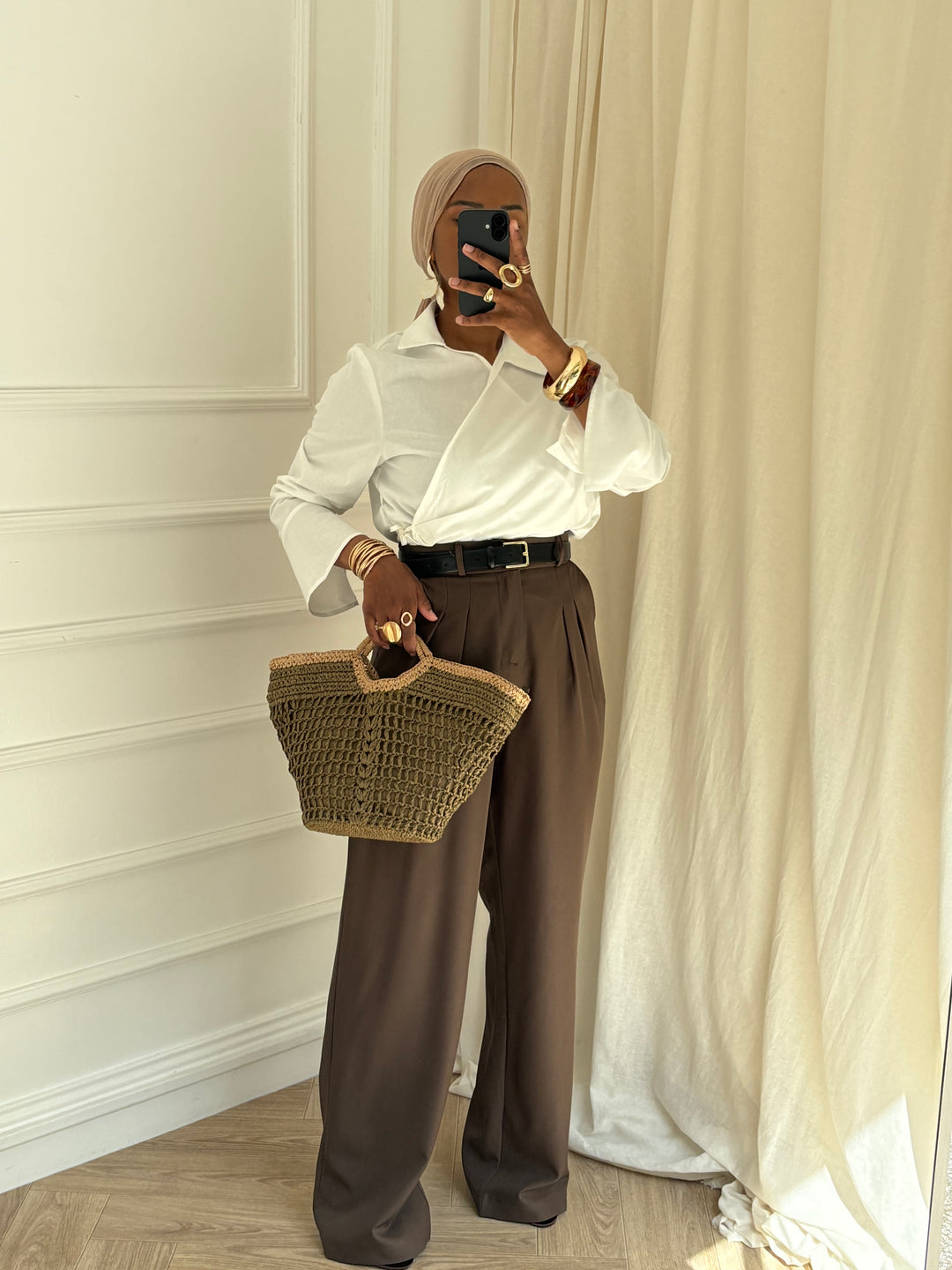 PANTALON PREMIUM TALL MARRON