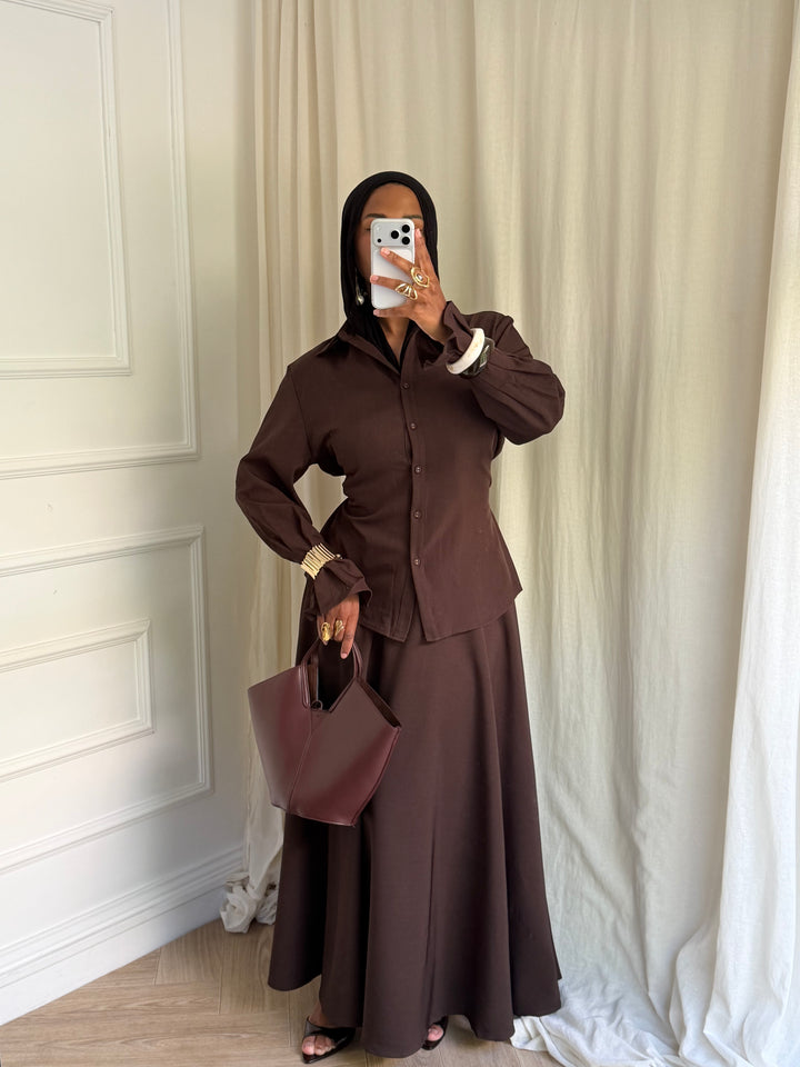 ENSEMBLE VELA MARRON