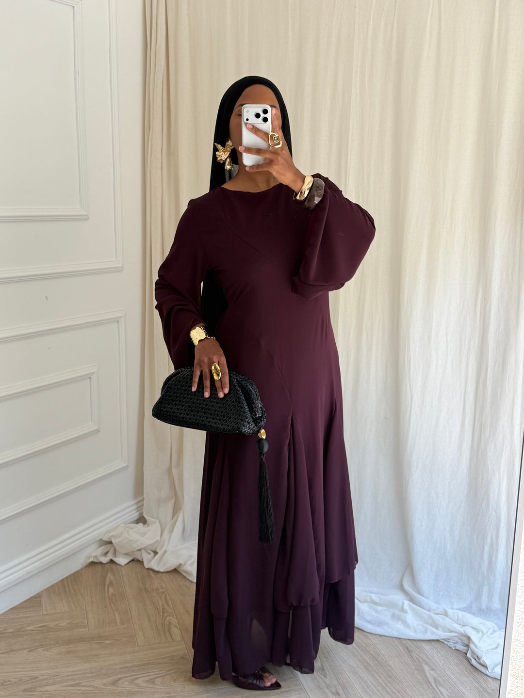 ROBE RINYA BORDEAUX