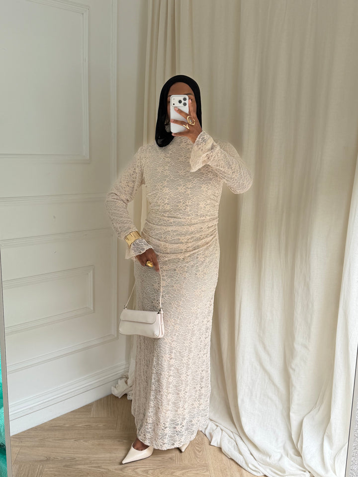 ROBE LEONNIE BEIGE