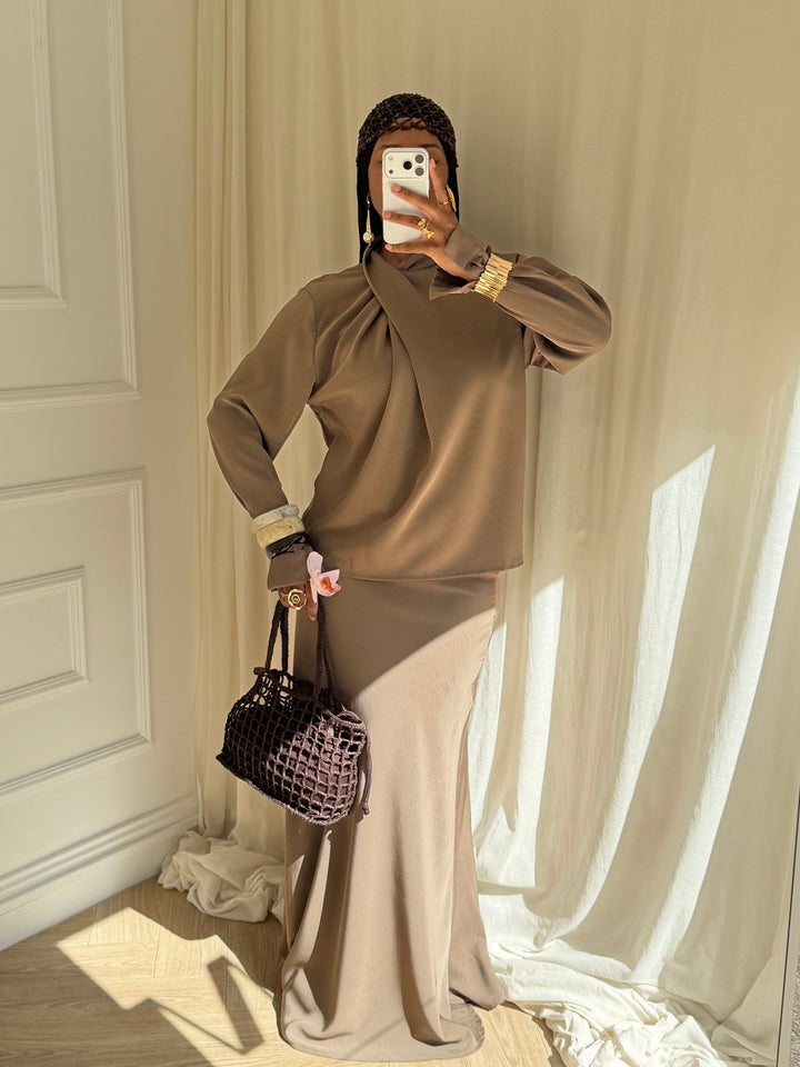 ENSEMBLE DILARA TAUPE