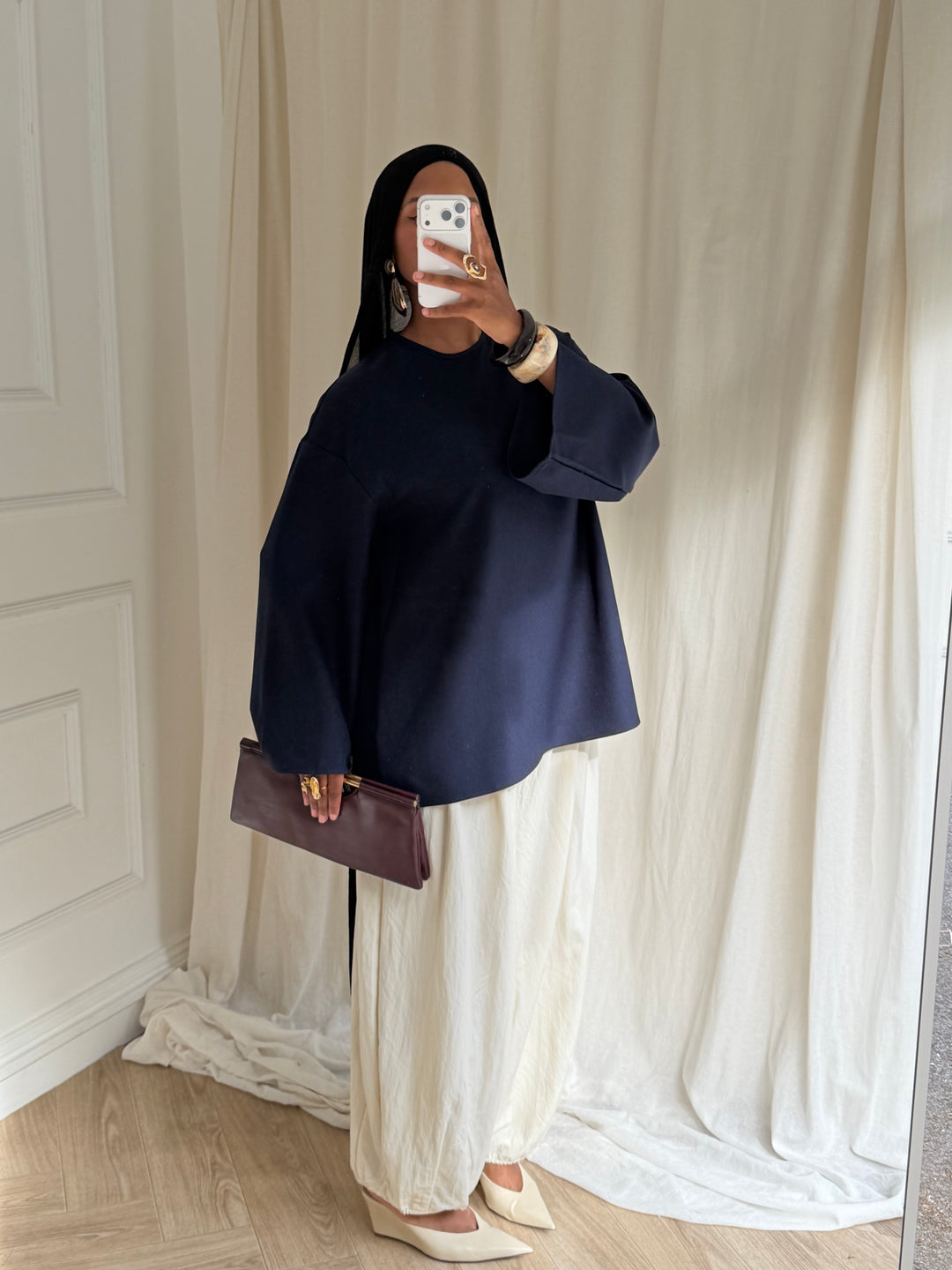 TOP ESSENTIEL BLEU MARINE