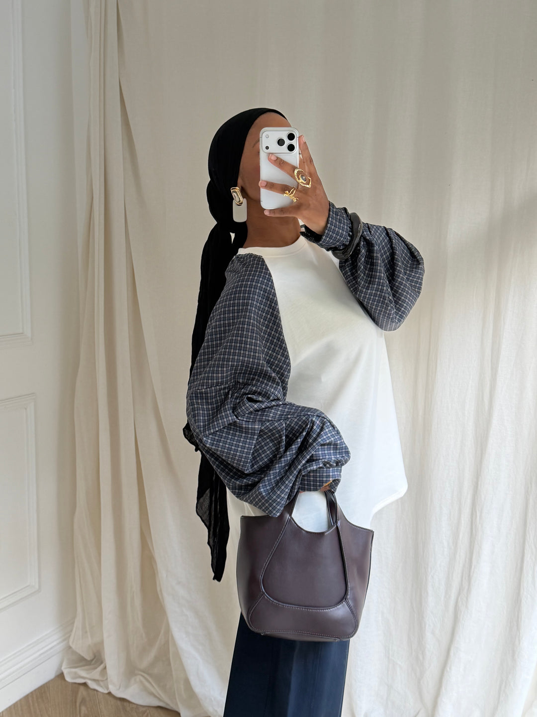 SWEAT BI MATIÈRE BLANC