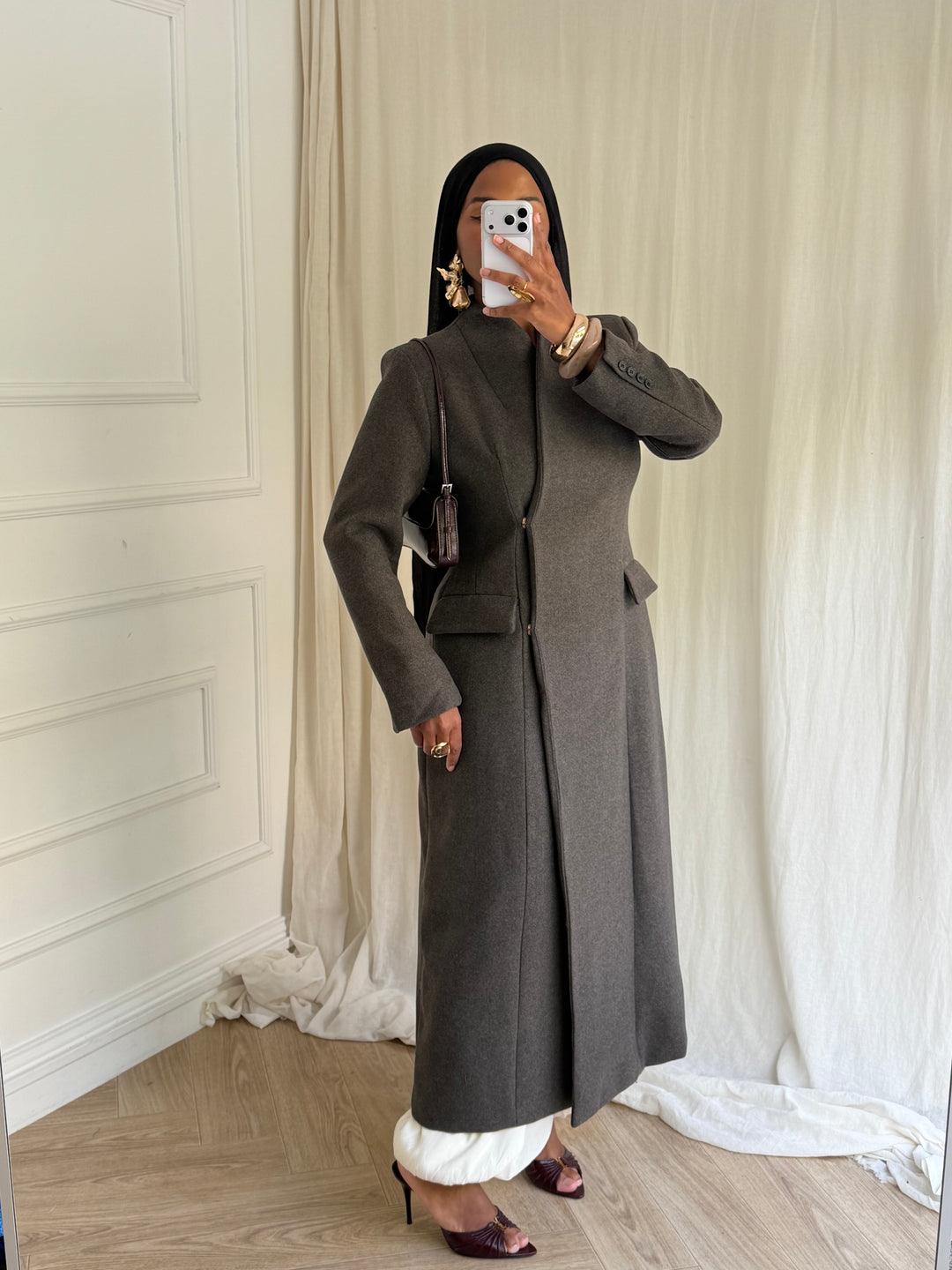 MANTEAU LISE - LUXE TAUPE