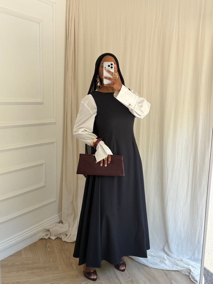 ROBE TAILLEUR BLEU NUIT