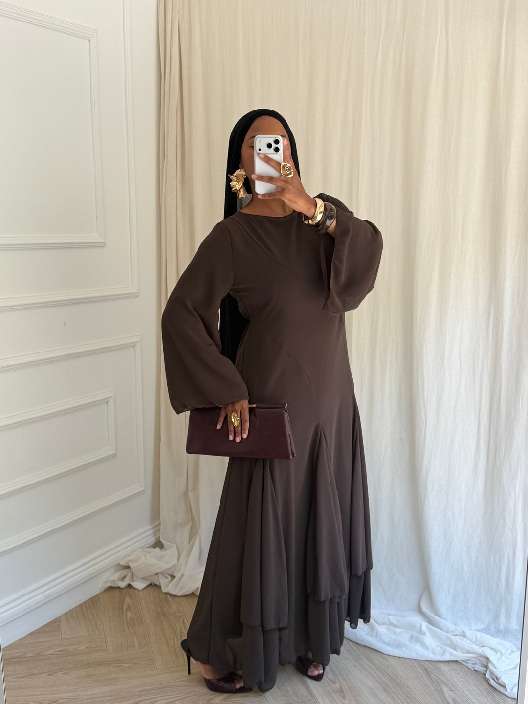 ROBE RINYA MARRON