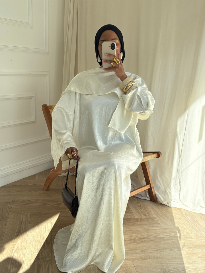 ABAYA CAPE BLANCHE