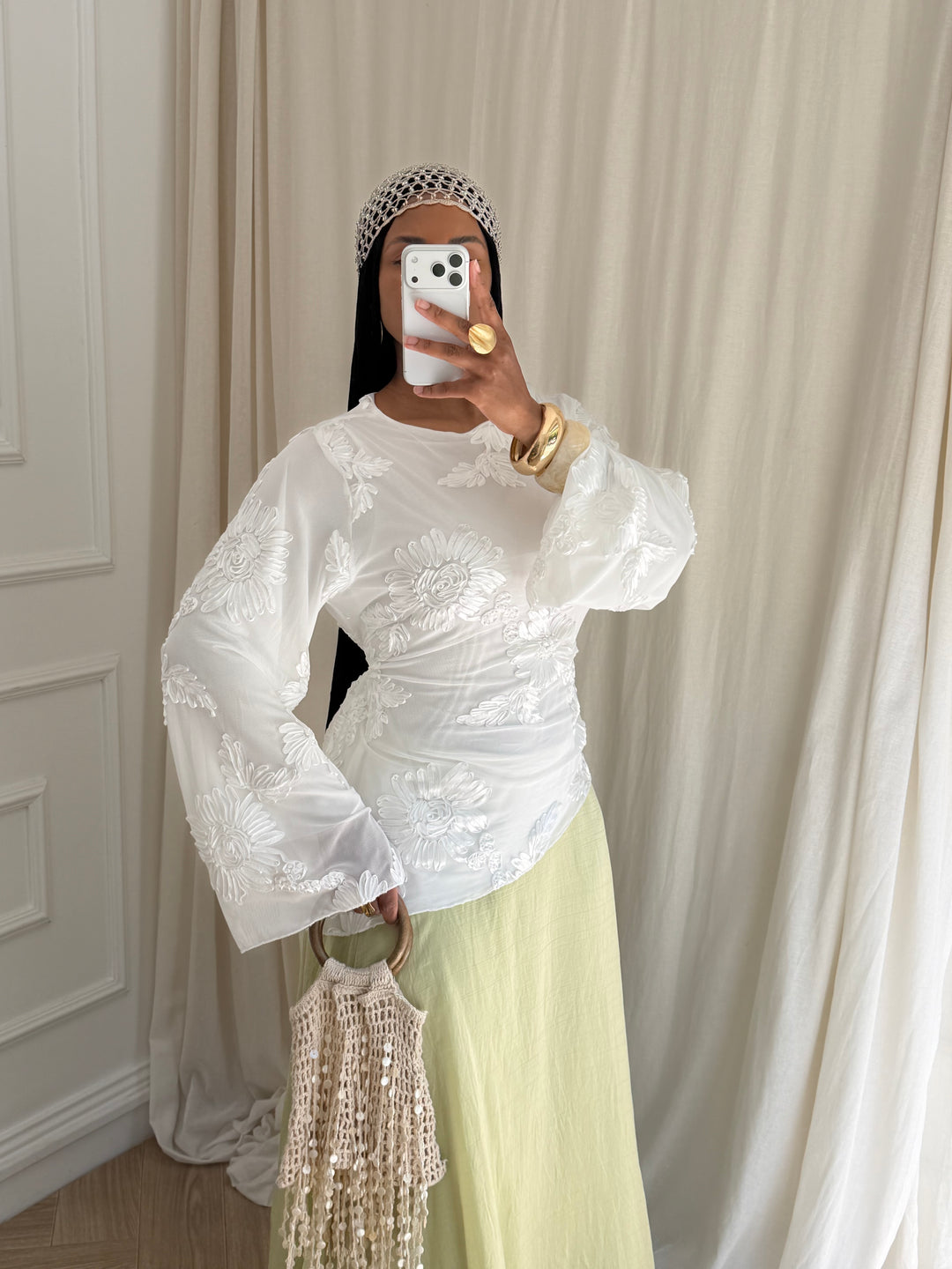 BLOUSE YASMEEN BLANCHE