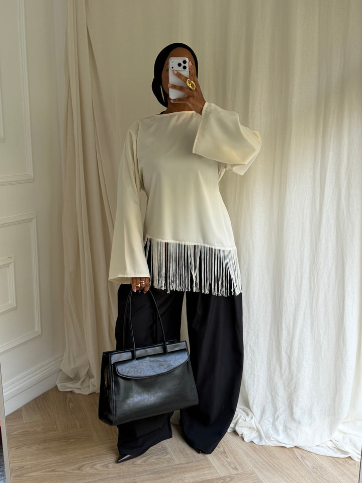 BLOUSE DOUSSAN BLANC CASSÉ