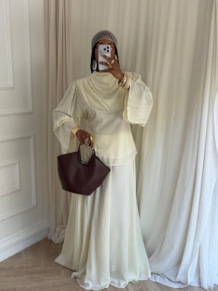 ENSEMBLE HANNA CRÈME