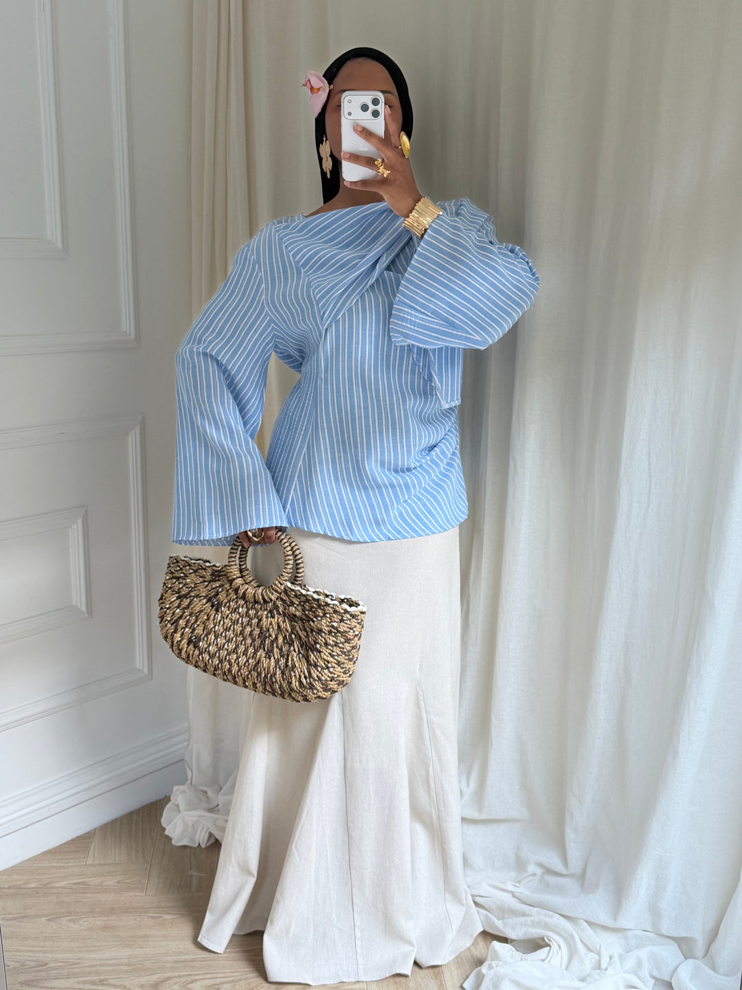 BLOUSE AYLEEN BLEU