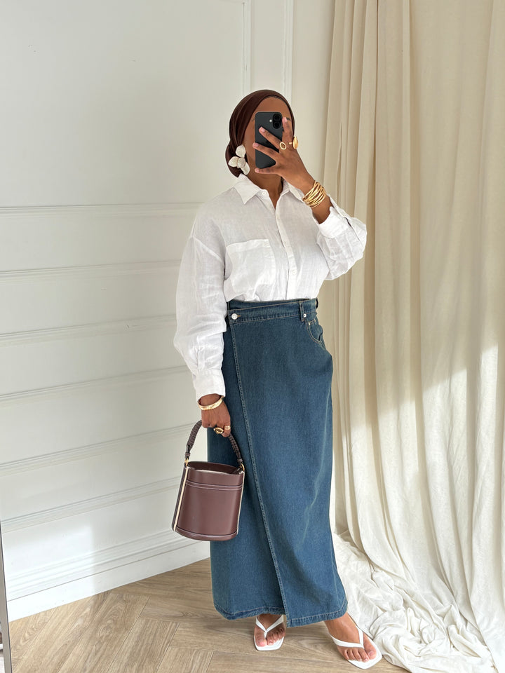 JUPE DENIM CHIC BLEU JEAN Tall