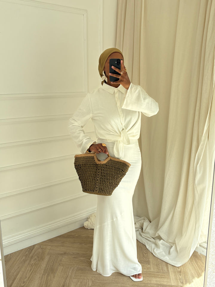 JUPE LINA BLANCHE
