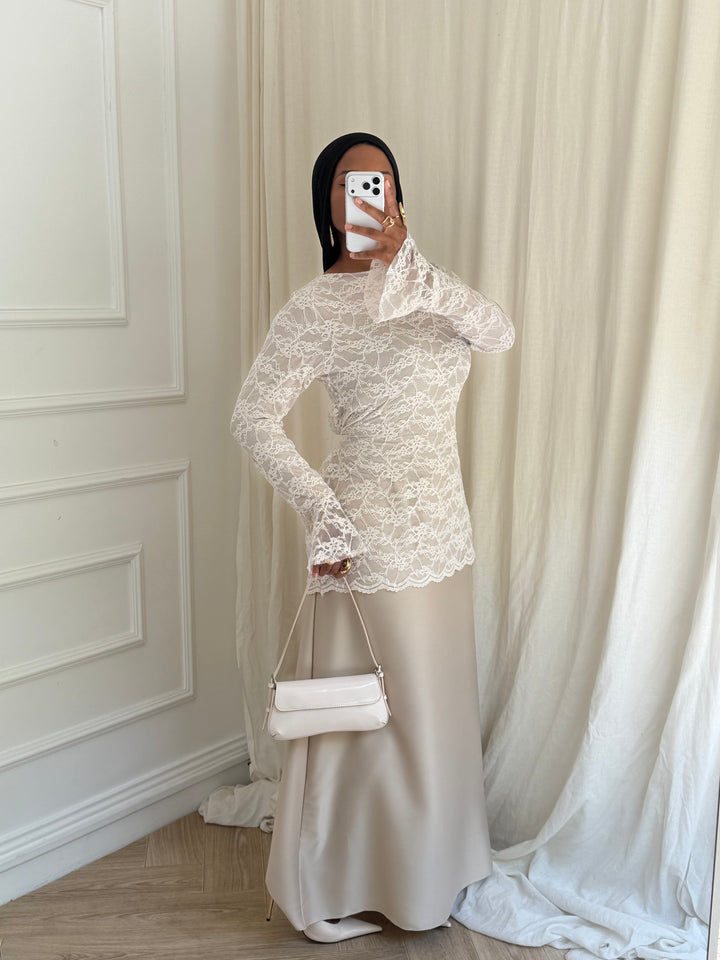 ENSEMBLE DENTELLE YURI BEIGE