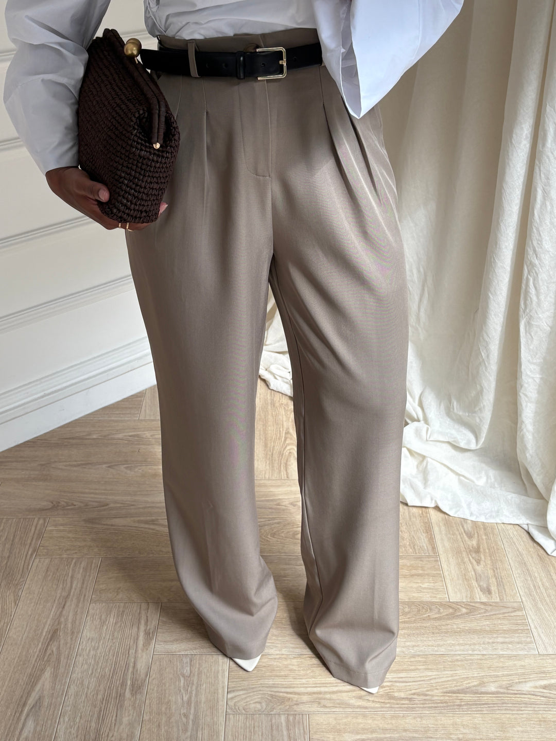 PANTALON PREMIUM TALL TAUPE