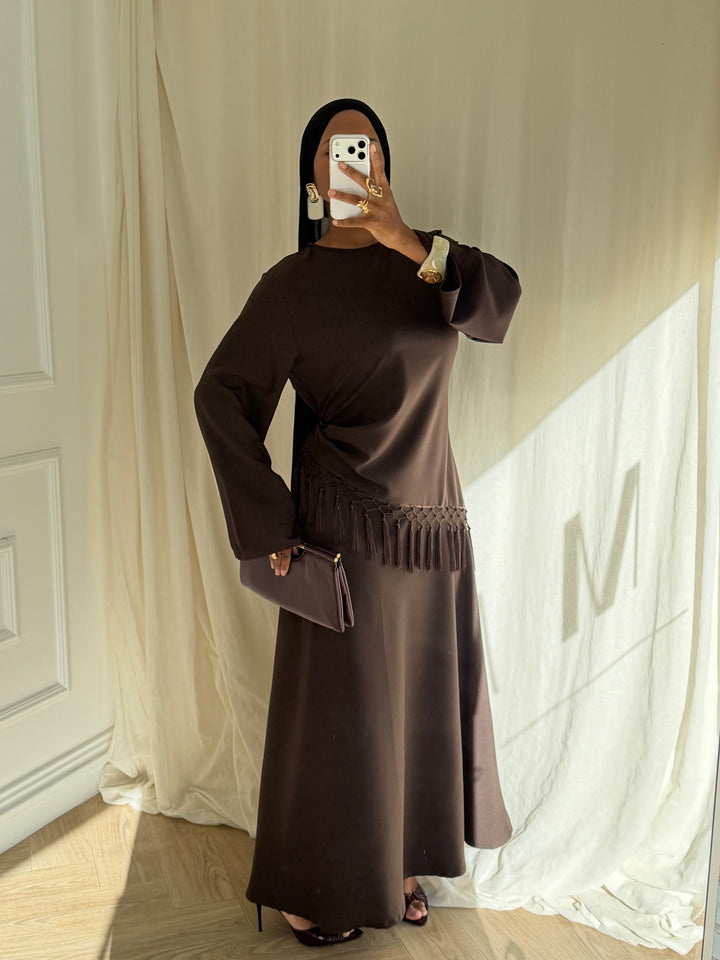ROBE POCHOHONTAS MARRON