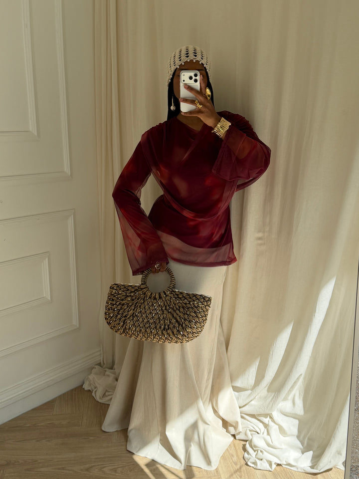 BLOUSE AYDA ROUGE