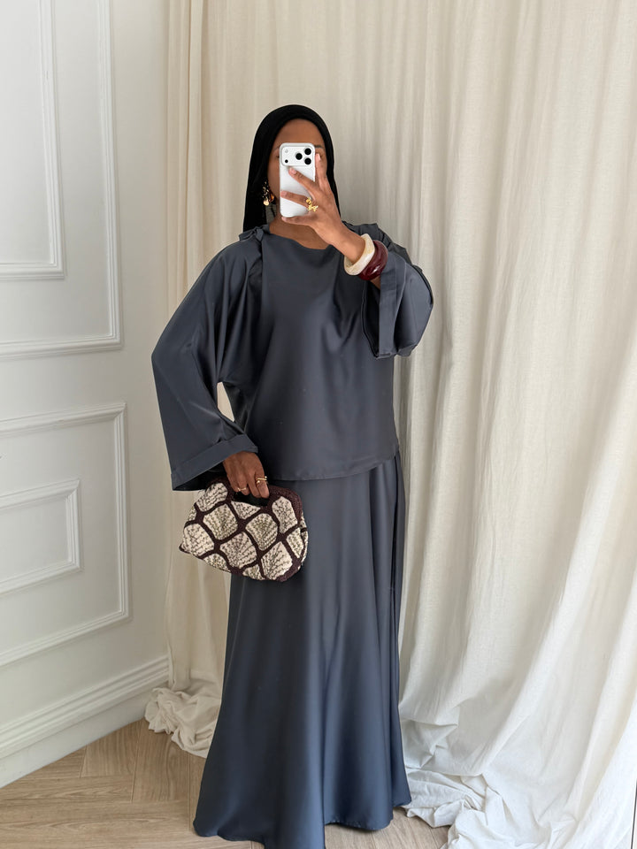 SET JUPE ÉLÉGANCE GRIS