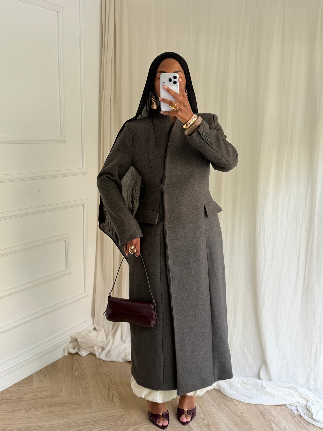 MANTEAU LISE - LUXE TAUPE