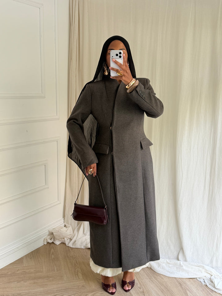 MANTEAU LISE - LUXE TAUPE