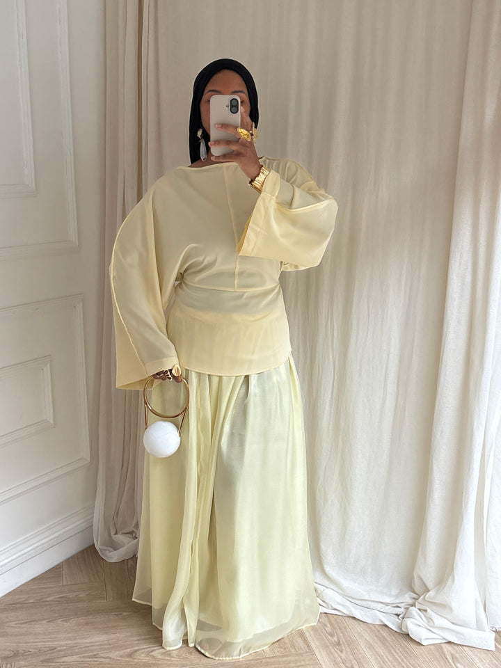JUPE ELISA JAUNE