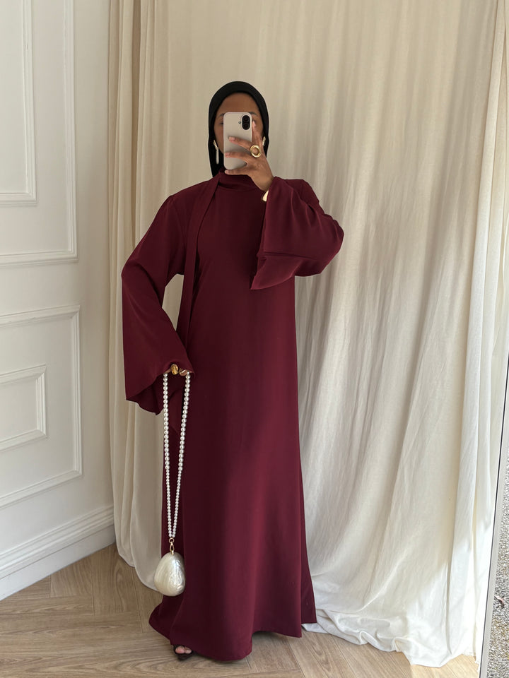 ROBE TANYA BORDEAUX