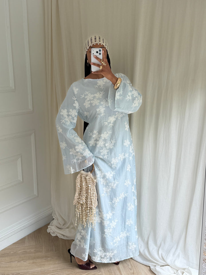 ROBE MAYAL BLEU CIEL