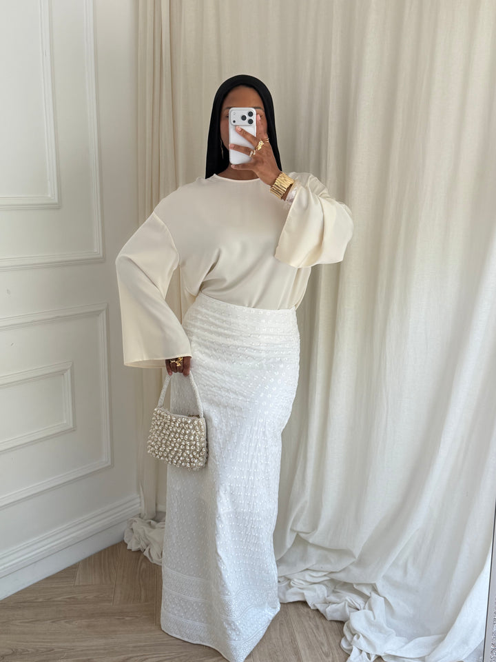 BLOUSE BASIC SATIN