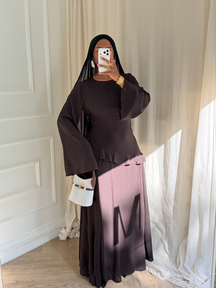 ROBE SORA MARRON