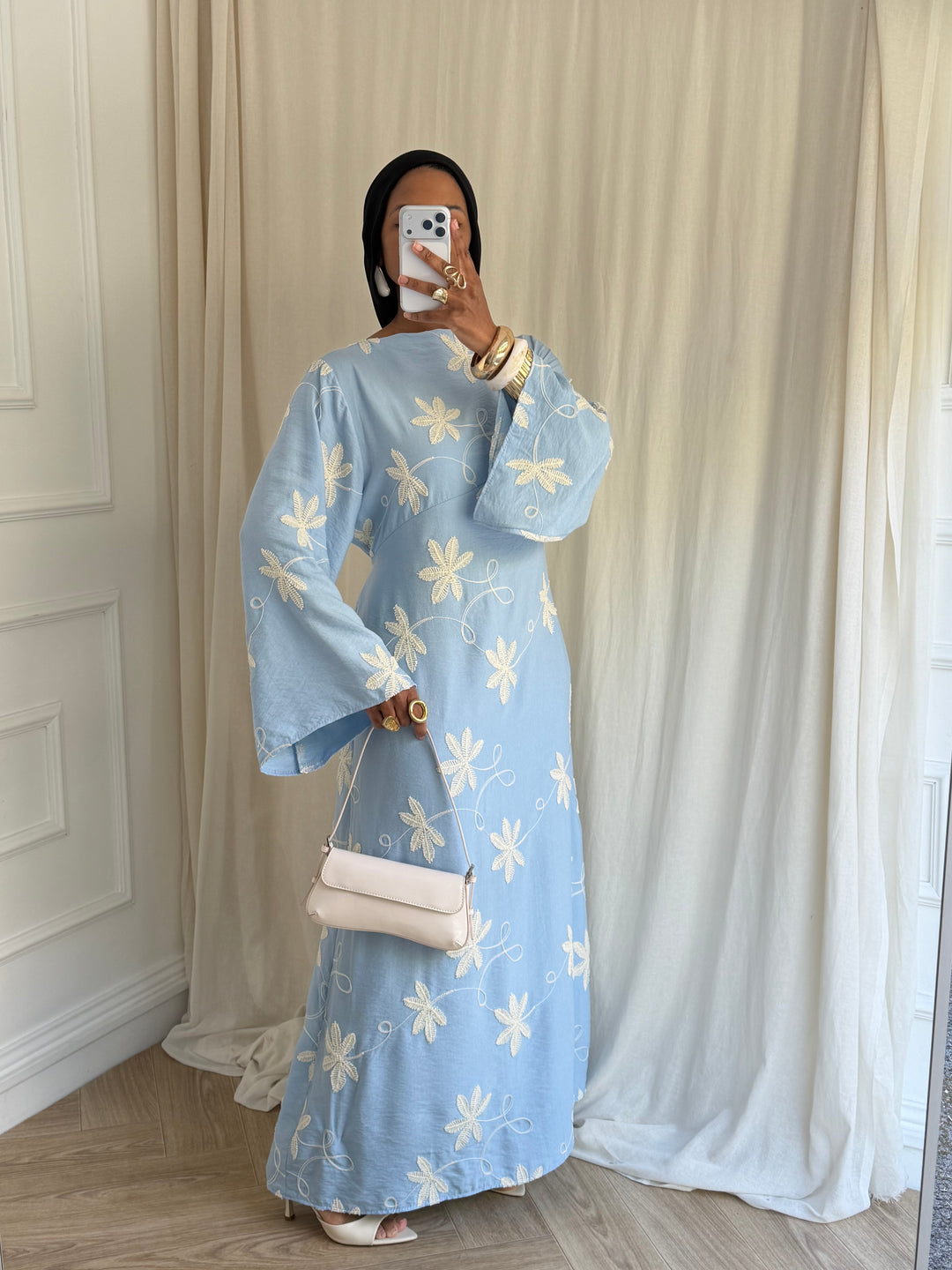 ROBE FLOWER AJUSTABLE A L&