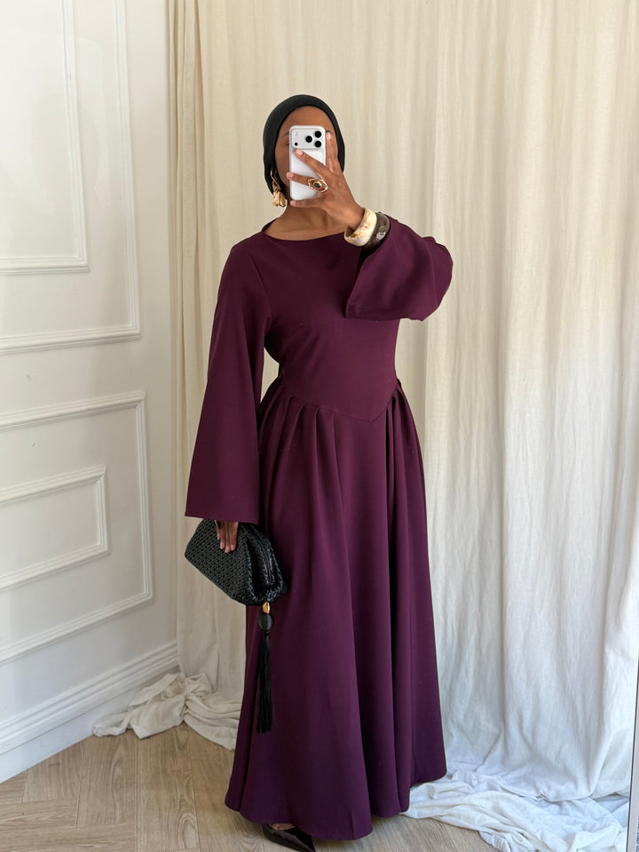 ROBE PENDA BORDEAUX