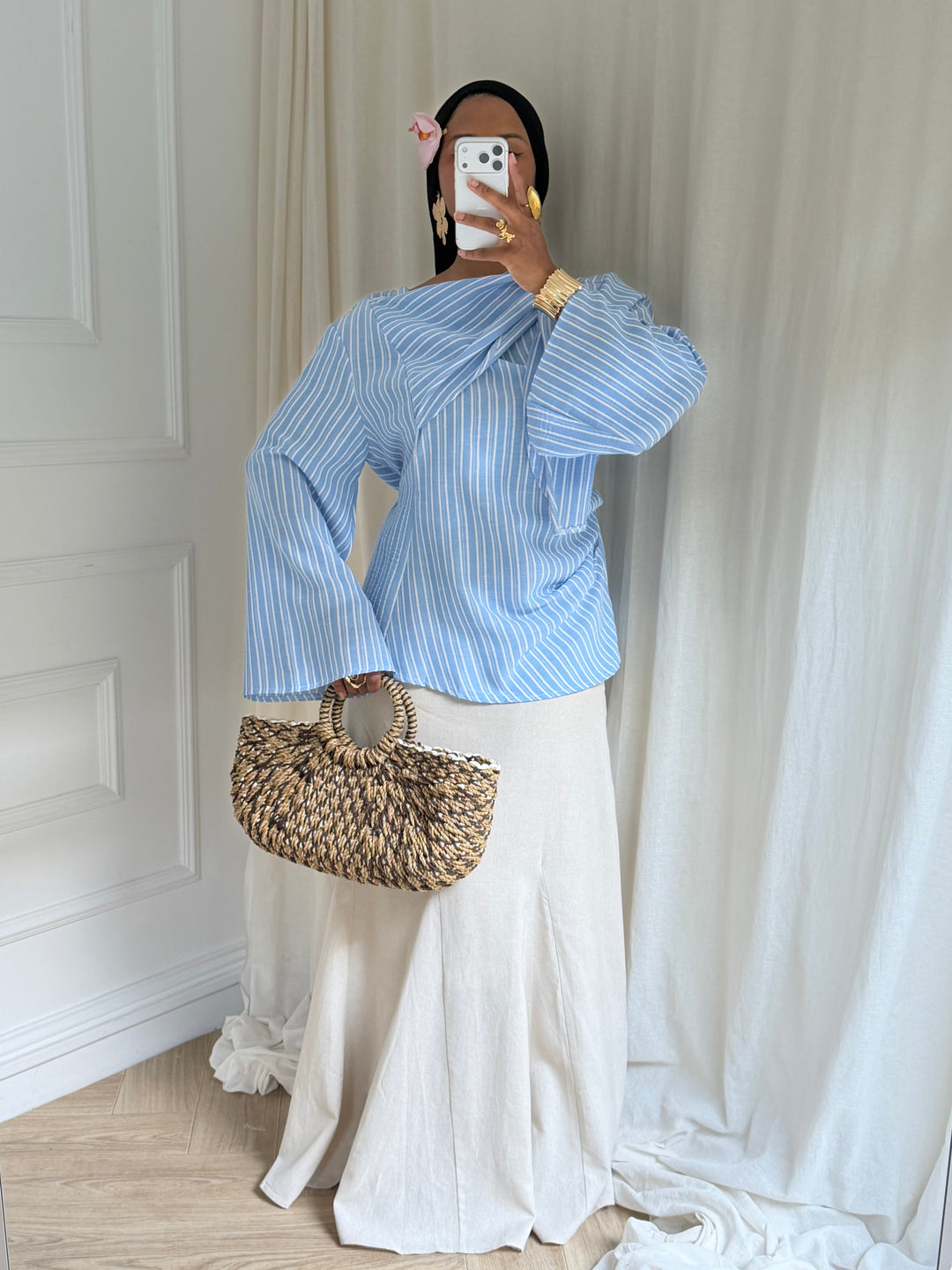 BLOUSE AYLEEN BLEU