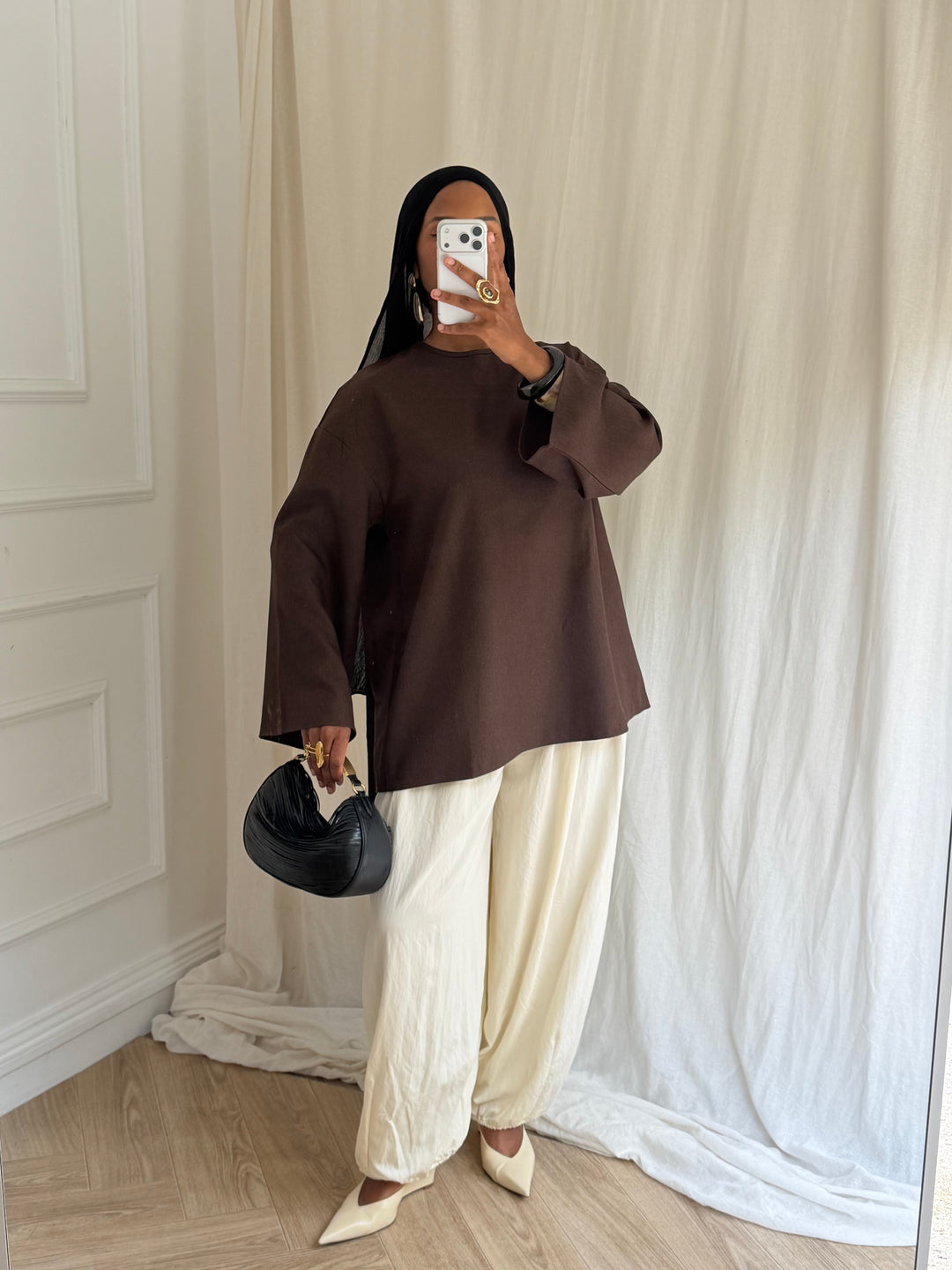 TOP ESSENTIEL MARRON