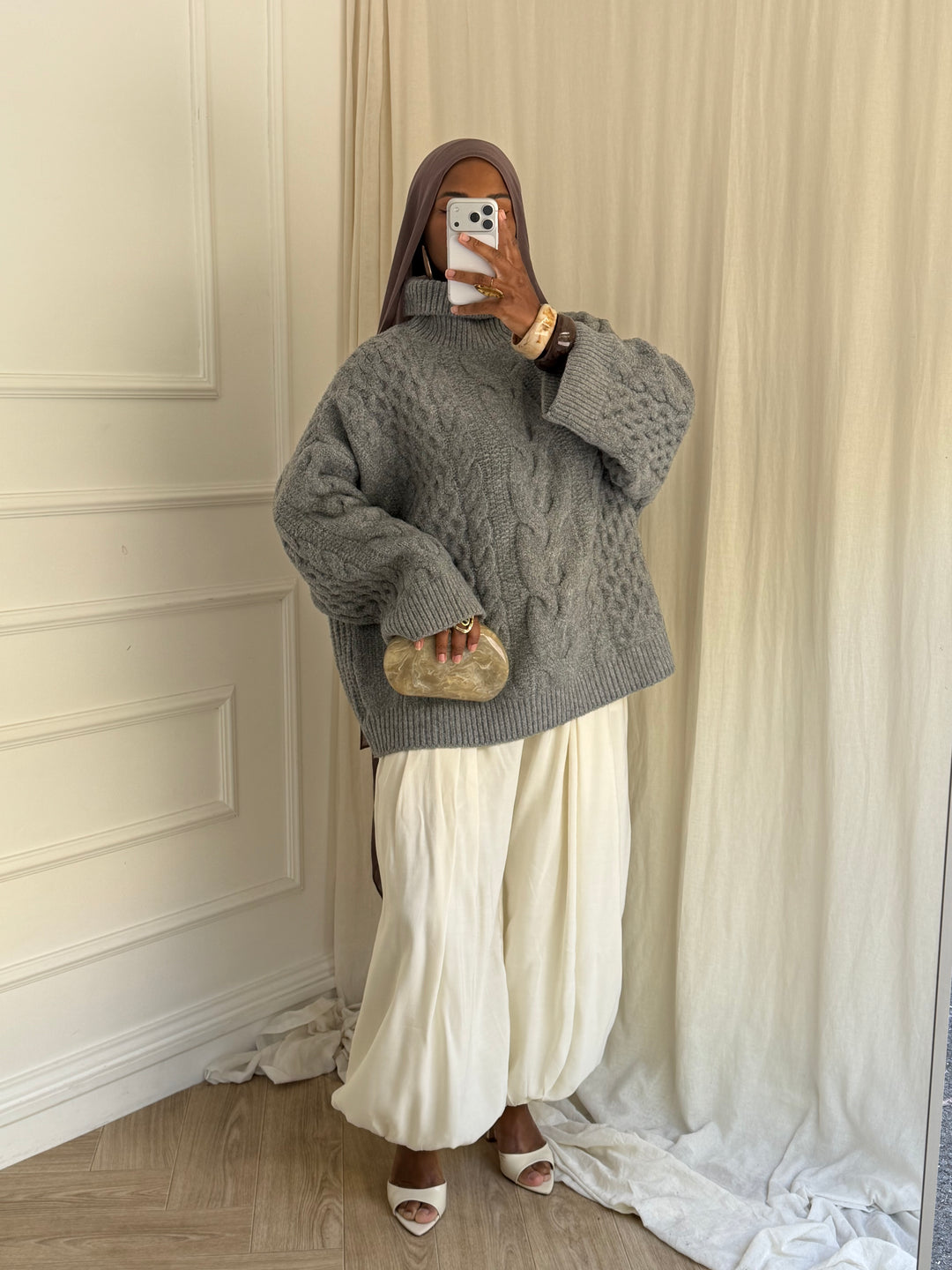 LE GROS PULL PREMIUM GRIS