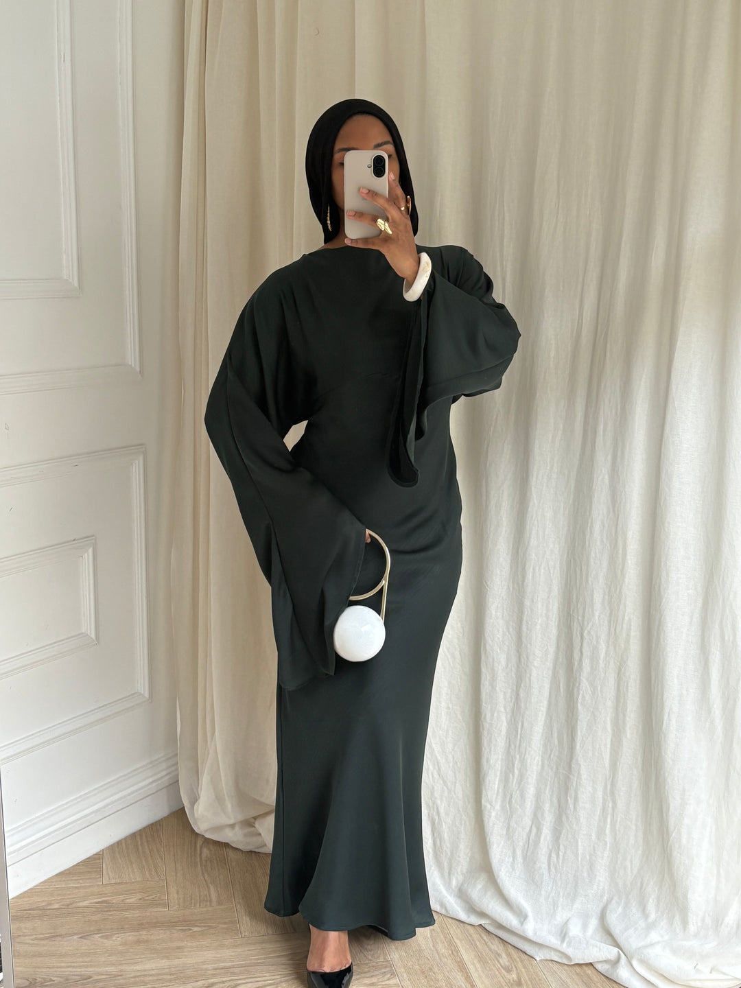 DRESS AYNA VERT ÉMERAUDE