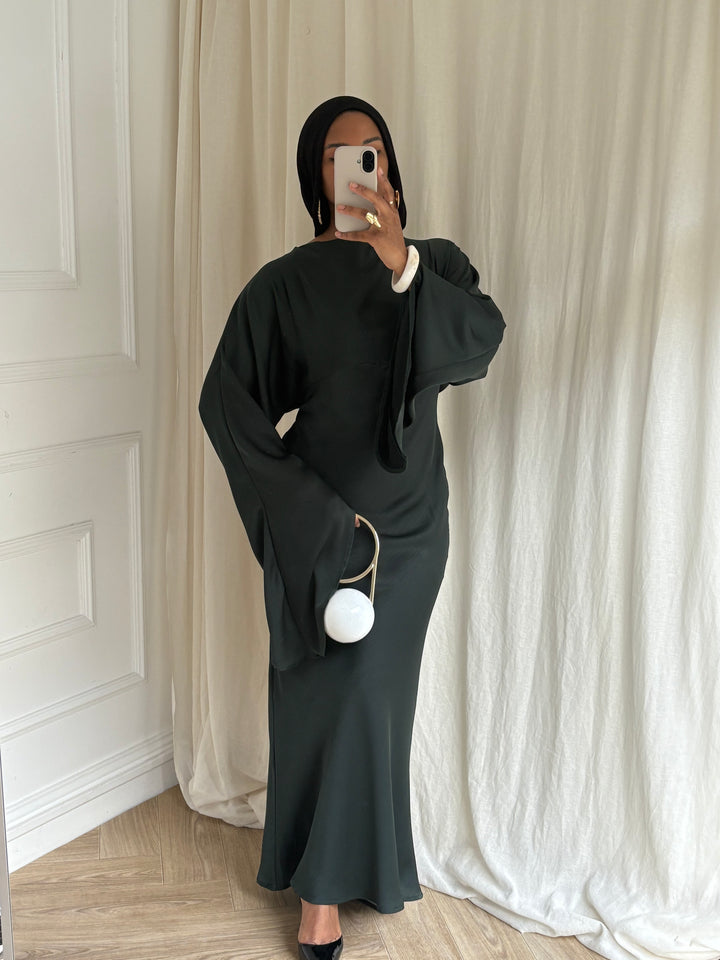 DRESS AYNA VERT ÉMERAUDE