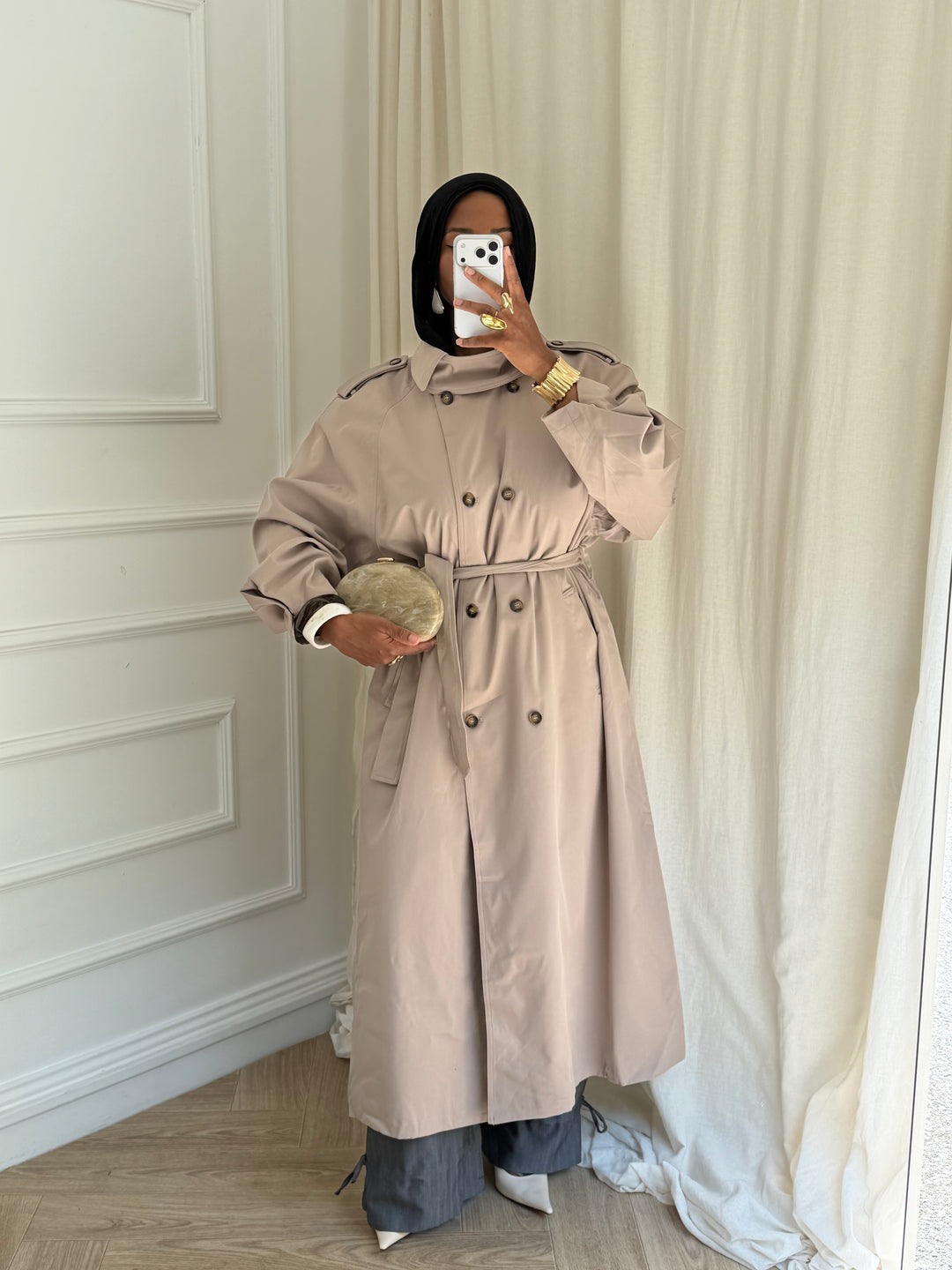 TRENCH MUSE BEIGE