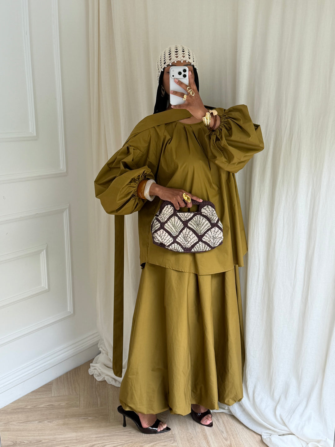 ENSEMBLE MAYYEM COTON OLIVE