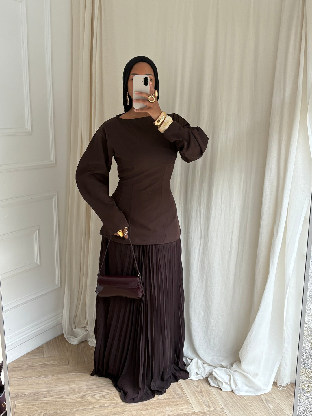 SET JUPE AYLA MARRON