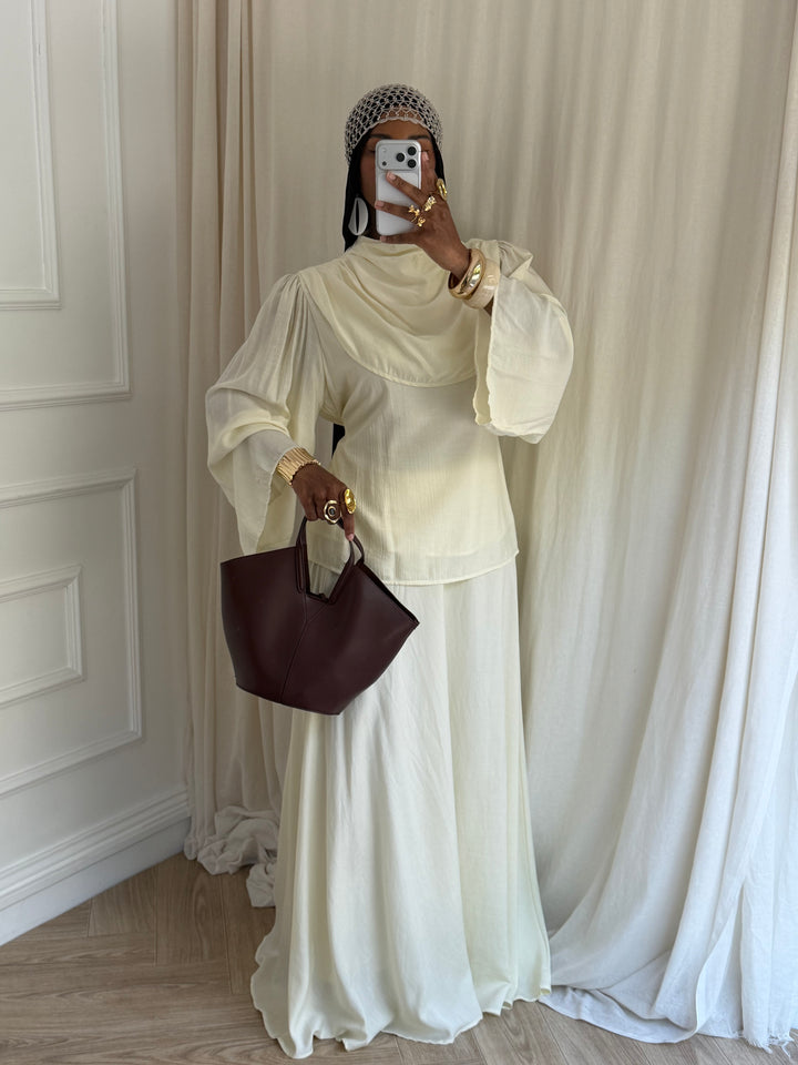 ENSEMBLE HANNA CRÈME