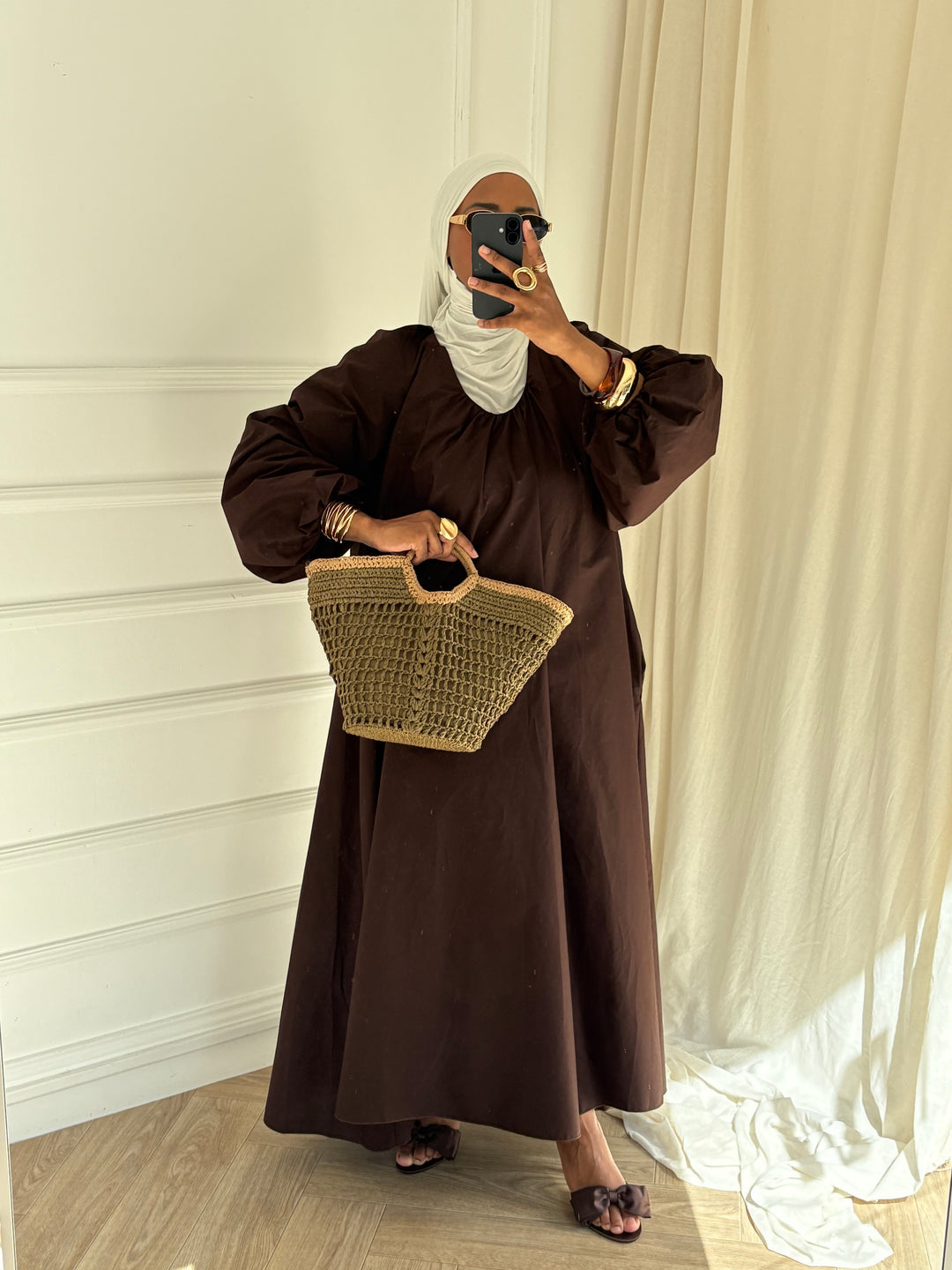 ROBE POPOLINE
