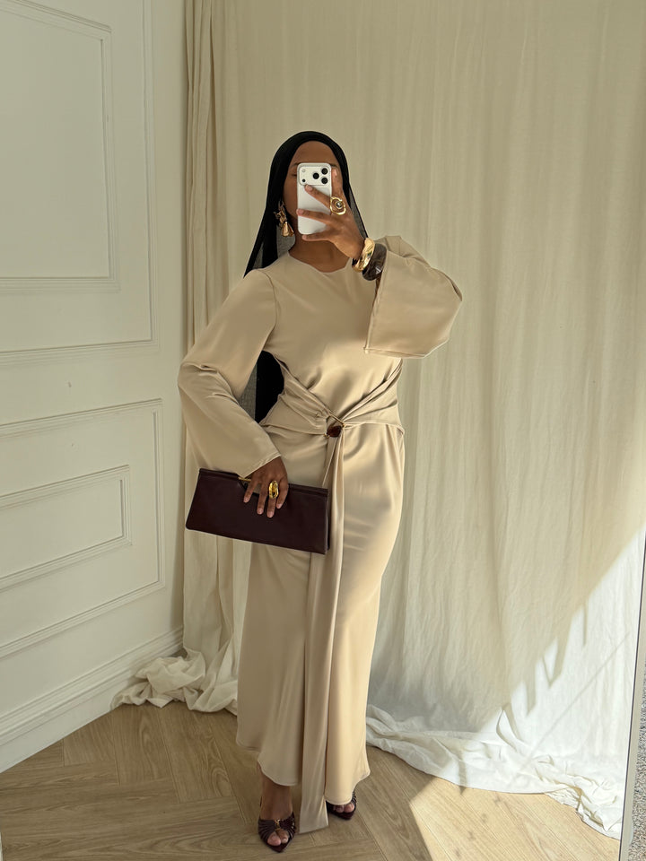 ROBE EVA BEIGE