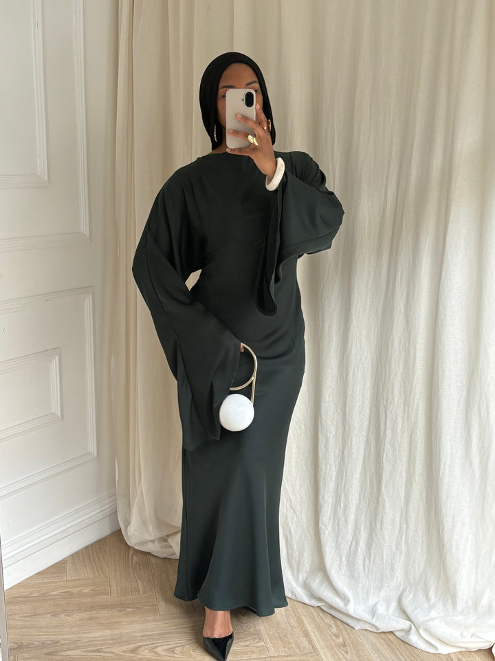 DRESS AYNA VERT ÉMERAUDE