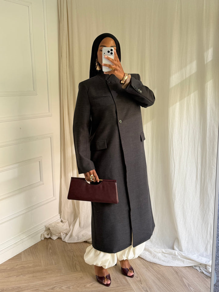 COAT LONG PREMIUM NOIR