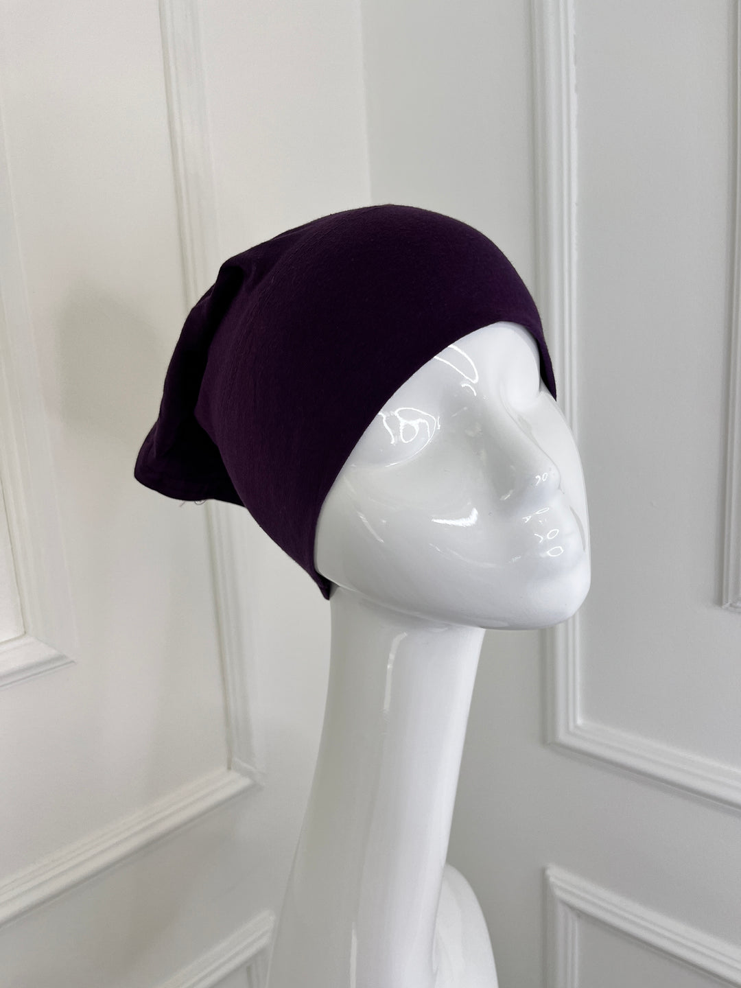 BONNET TUBE VIOLET FONCÉ